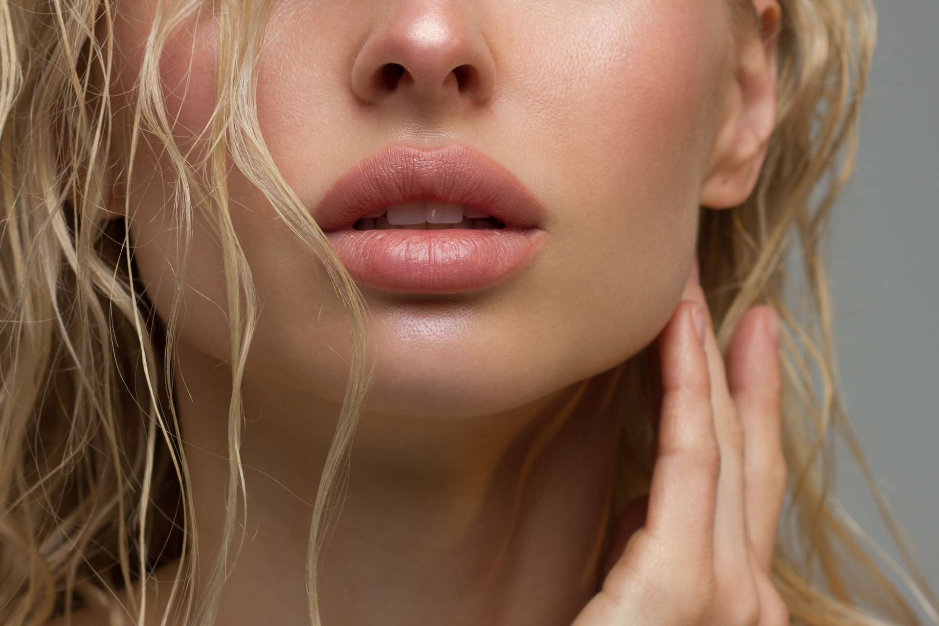 Natürliche Lippenkorrektur