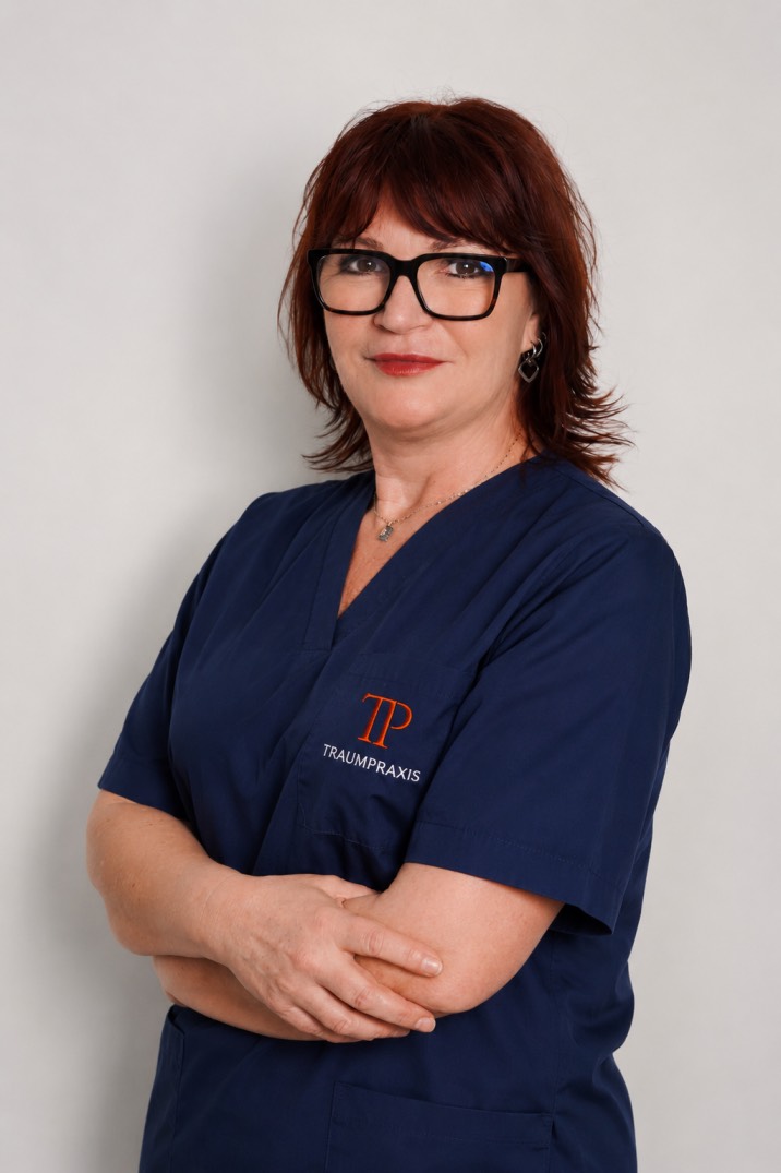 Britta Krüger, OP-Assistenz und examinierte Pflegefachkraft